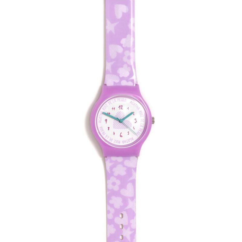 Reloj Agatha Ruiz de la Prada estampado lila