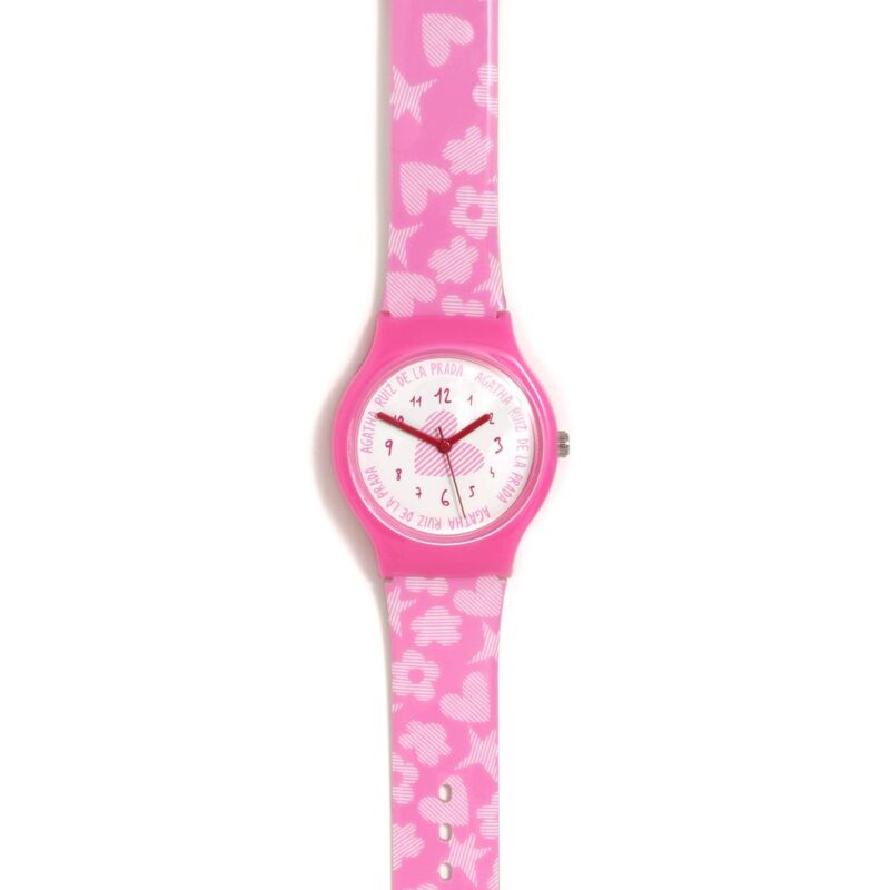 Reloj Agatha Ruiz de la Prada estampado rosa