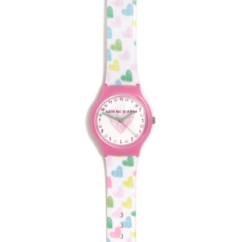 Reloj Agatha Ruiz de la Prada corazones y circonitas