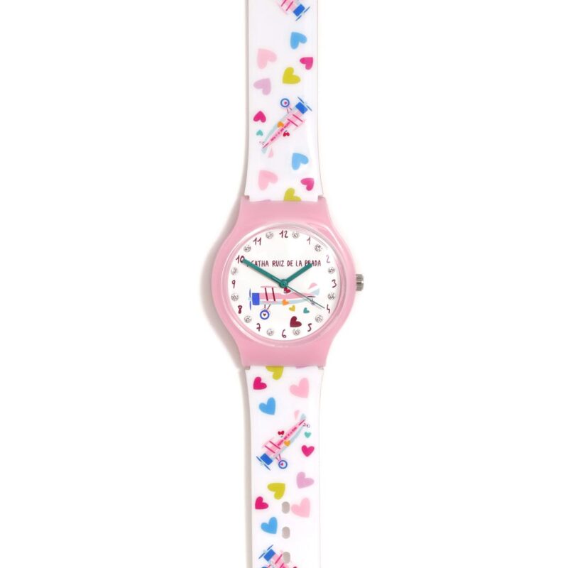 Reloj Agatha Ruiz de la Prada avión y circonitas