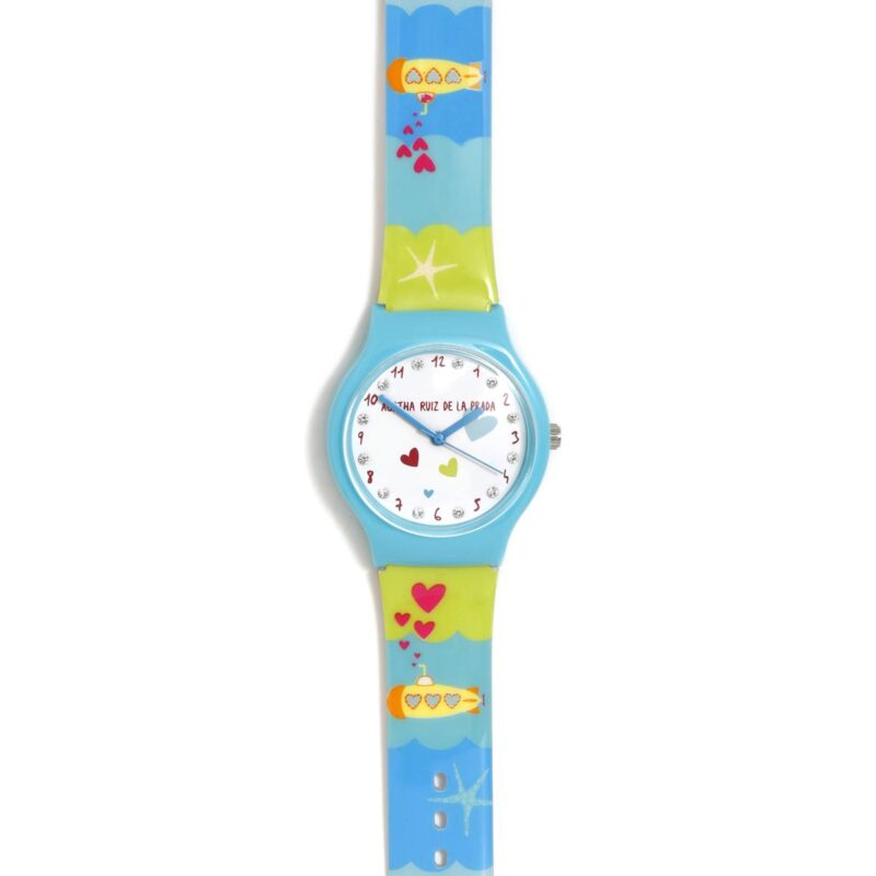 Reloj Agatha Ruiz de la Prada submarino y circonitas