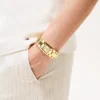 Reloj Tommy Hilfiger señora chapado oro con esfera cuadrada - Imagen 2