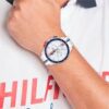 Reloj Tommy Hilfiger acero multifunción silicona blanca - Imagen 3