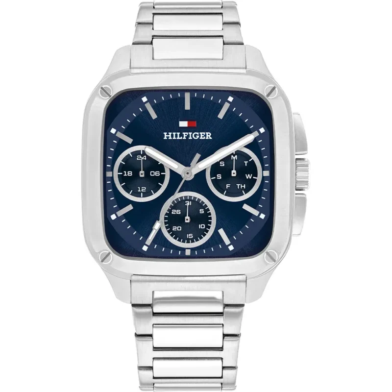 Reloj Tommy Hilfiger acero multifunción cuadrado Heral Blu