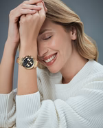 Reloj Viceroy señora IP dorado y esfera negra multifunción - Imagen 4