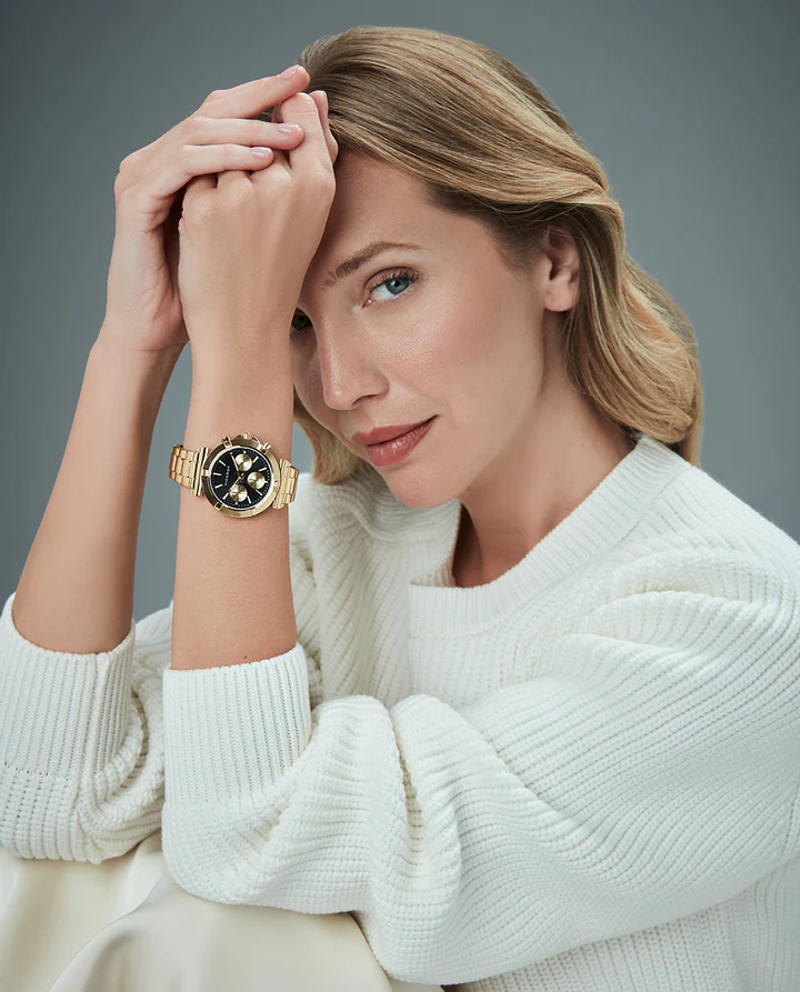 Reloj Viceroy señora IP dorado y esfera negra multifunción - Imagen 3