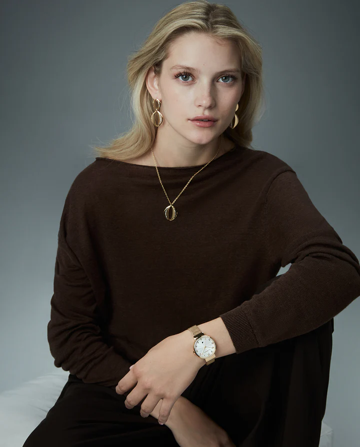 Reloj Viceroy señora acero IP dorado y malla milanesa - Imagen 2