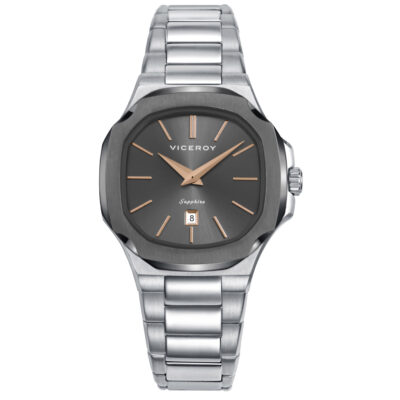 Reloj Viceroy señora acero con forma octogonal negro Laura Escanes