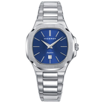 Reloj Viceroy señora acero con forma octogonal azul Laura Escanes
