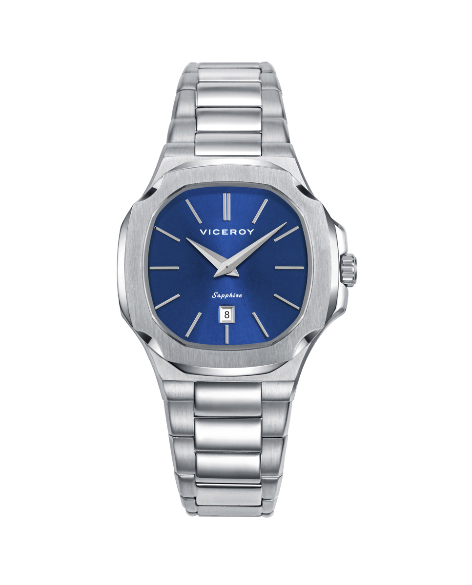 Reloj Viceroy señora acero con forma octogonal azul Laura Escanes