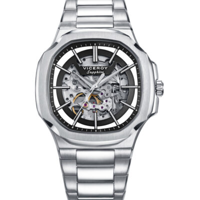 Reloj Viceroy hombre acero con forma octogonal automático