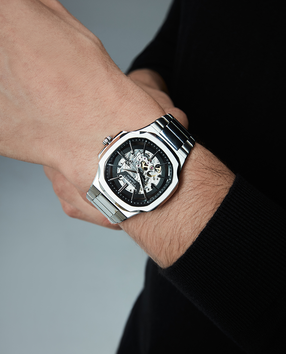 Reloj Viceroy hombre acero con forma octogonal automático - Imagen 3