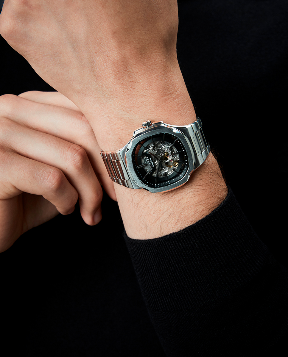 Reloj Viceroy hombre acero con forma octogonal automático - Imagen 4