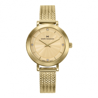 Reloj Mark Maddox malla IP dorado