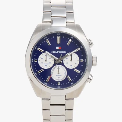 Reloj Tommy Hilfiger acero multifunción esfera azul