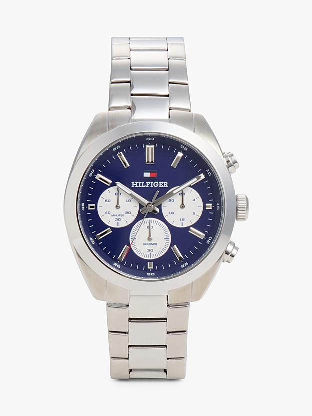 Reloj Tommy Hilfiger acero multifunción esfera azul