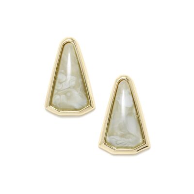 Pendientes Pertegaz dorado Ivory mistic