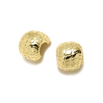 Pendientes criollas Pertegaz croco gold