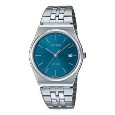 Reloj Casio acero esfera azul series