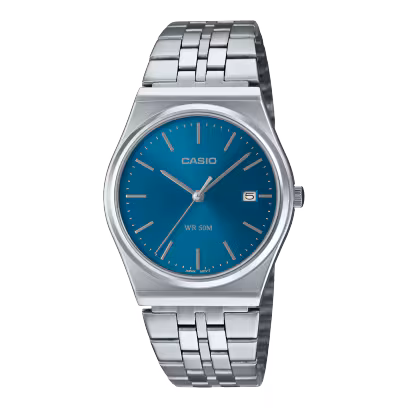 Reloj Casio acero esfera azul series