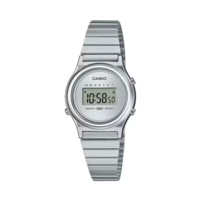 Reloj Casio mini collection plateado redondo