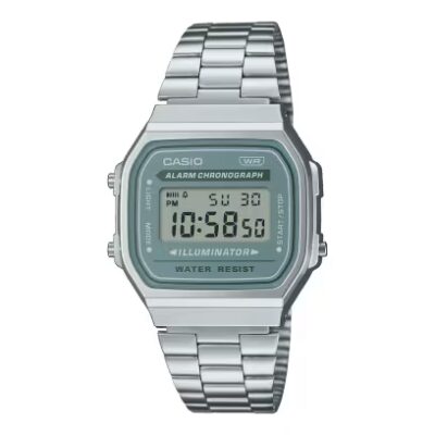 Reloj Casio Iconic unisex acero A168WA