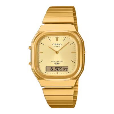 Reloj Casio unisex  Edgy Collection acero dorado