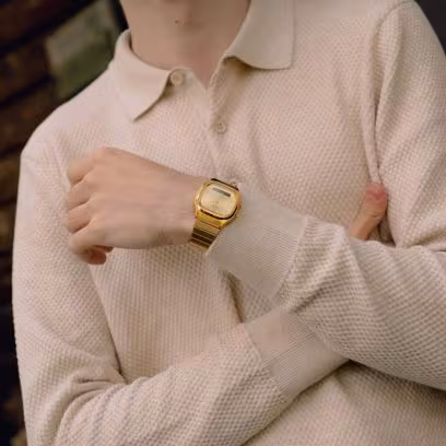 Reloj Casio unisex Edgy Collection acero dorado - Imagen 2