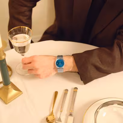 Reloj Casio acero esfera azul series - Imagen 2