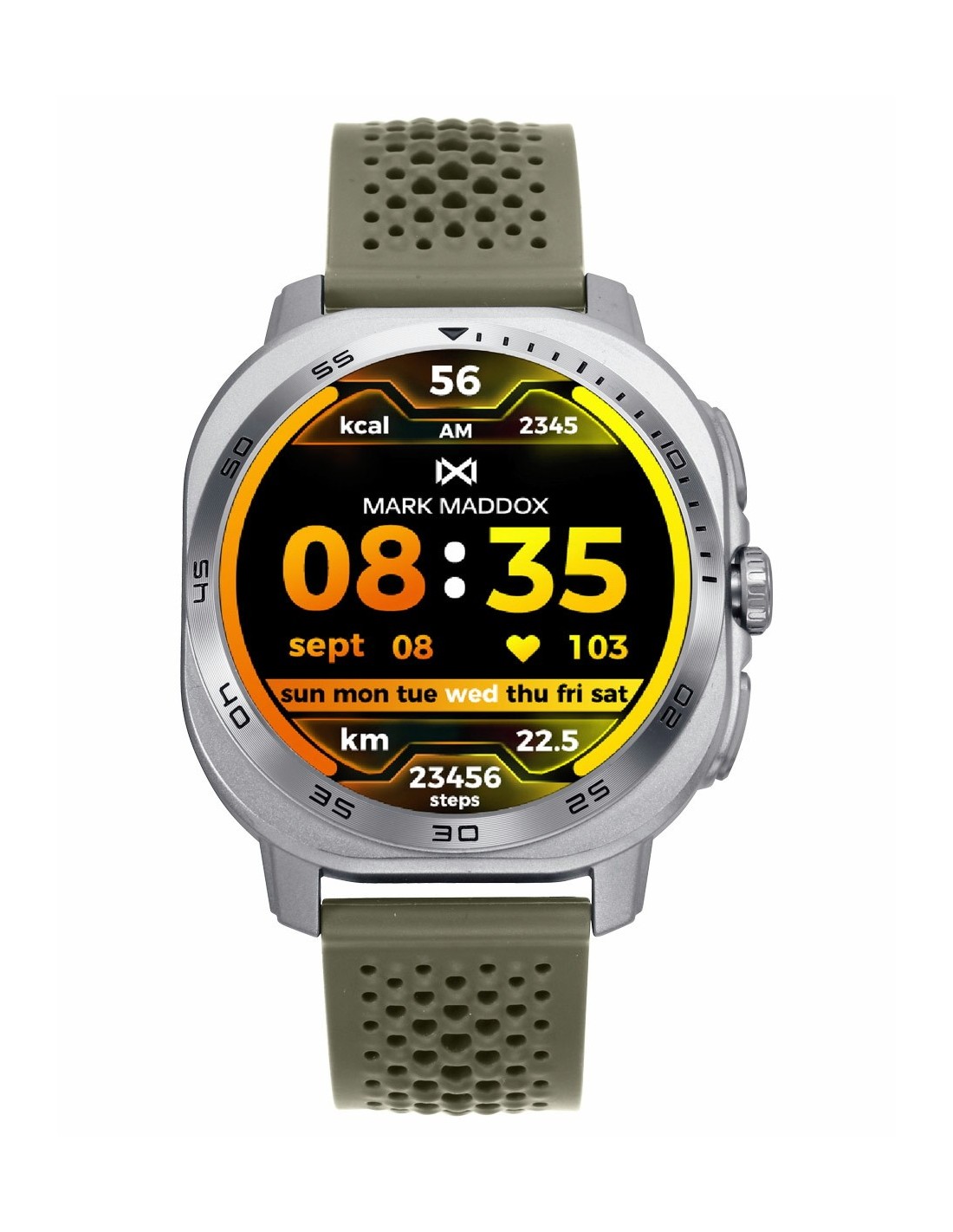Reloj Mark Maddox Smart silicona verde