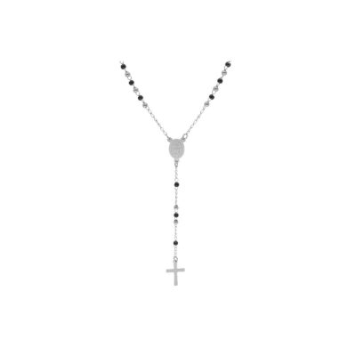 Rosario acero Liska y piedras